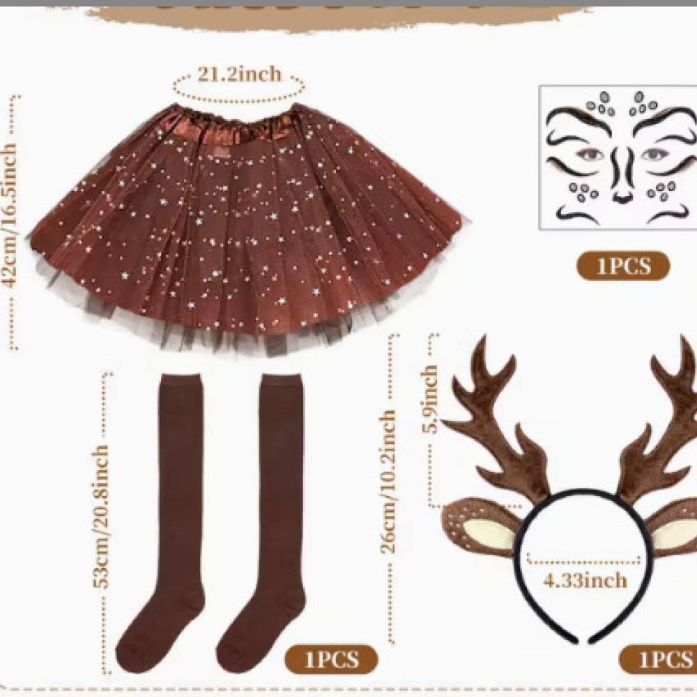 Reindeer Antlers Headband - Ozdobna opaska na włosy z rogami