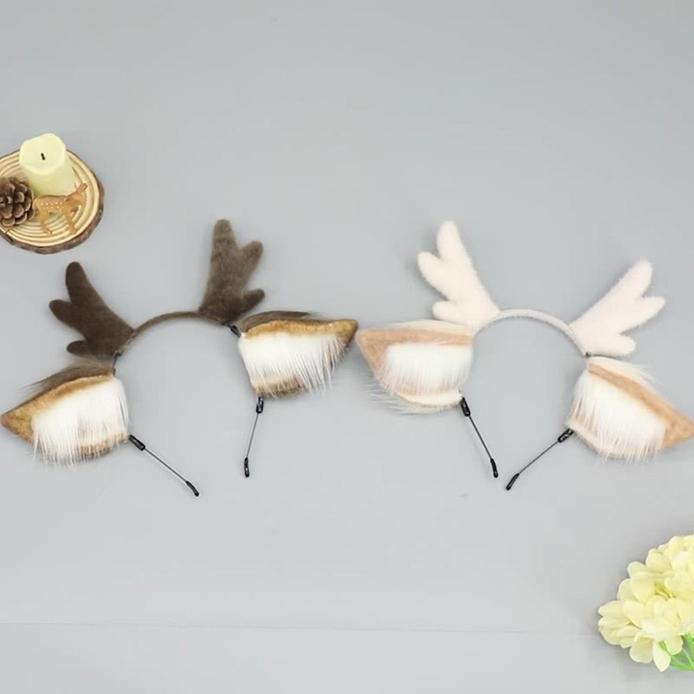 Reindeer Antlers Headband - Opaska na głowę z rogami renifera,