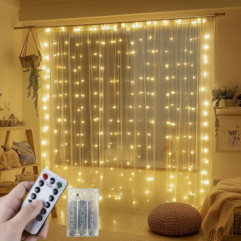 Led Fairy String Lights - Lampki świąteczne 3M-6M z pilotem, dekoracja