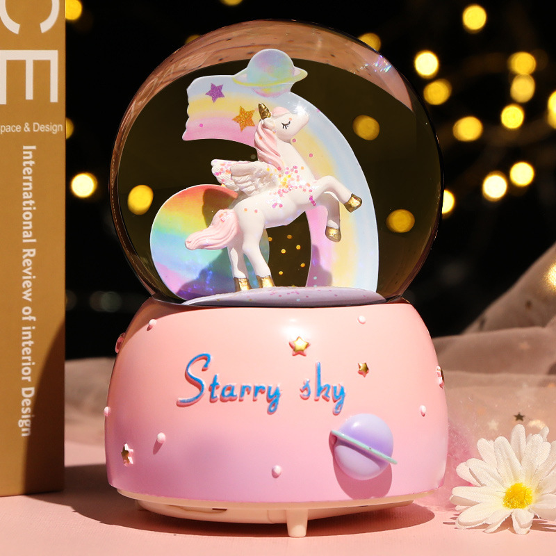 Snow Globe Musical - Nowa pozytywka z kryształową kulą Dziewczyna