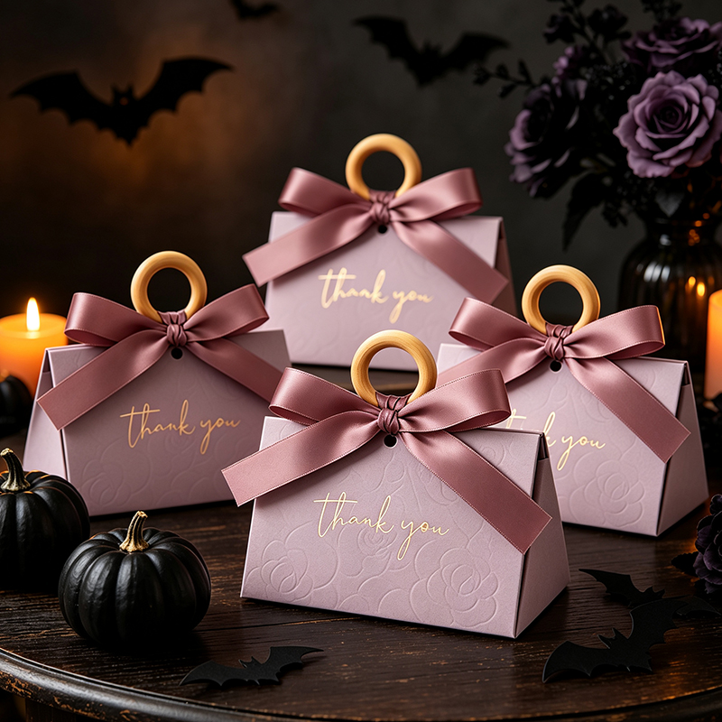 6/12 SZT. Eleganckie Drewniane – Ribbon Bow Gift recenzja i cena