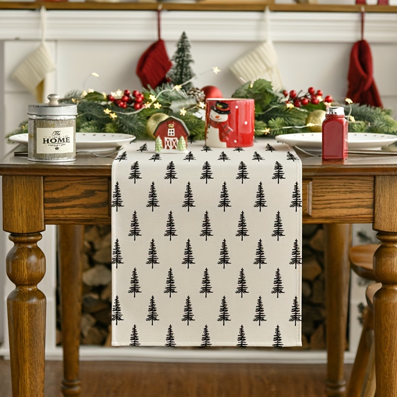 Prosty bieżnik na stół z motyw – Christmas Table Runner recenzja i cena