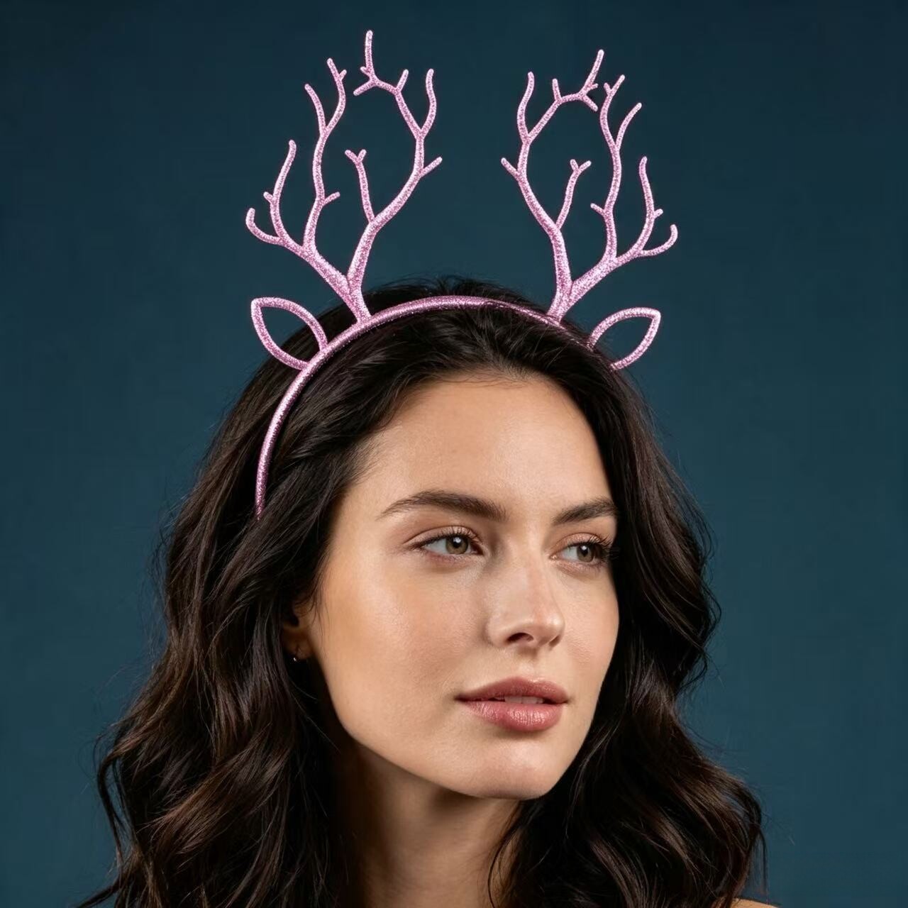 Świąteczna opaska na głowę z b – Reindeer Antlers Headband recenzja i cena