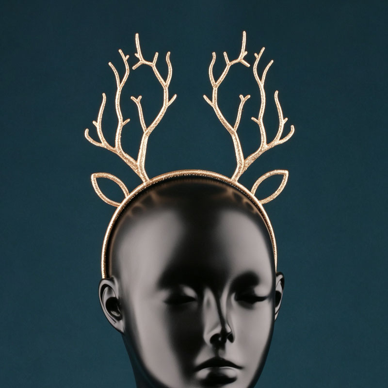 Świąteczna opaska na głowę z b – Reindeer Antlers Headband recenzja i cena