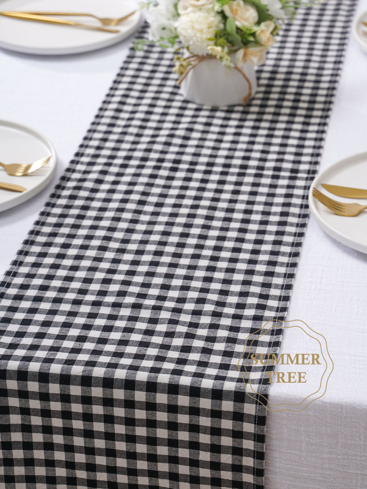 Rustykalny bawełniany bieżnik  – Christmas Throw Blanket recenzja i cena