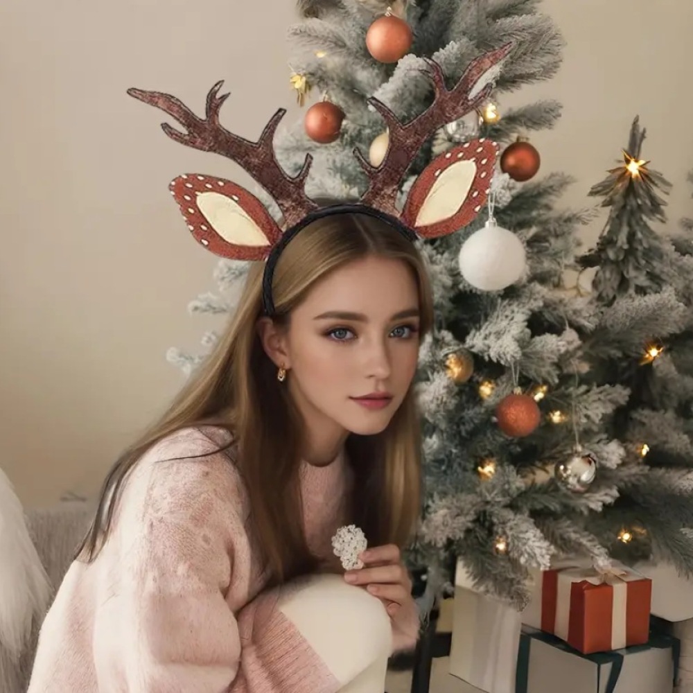 Ozdobna opaska na włosy z roga – Reindeer Antlers Headband recenzja i cena