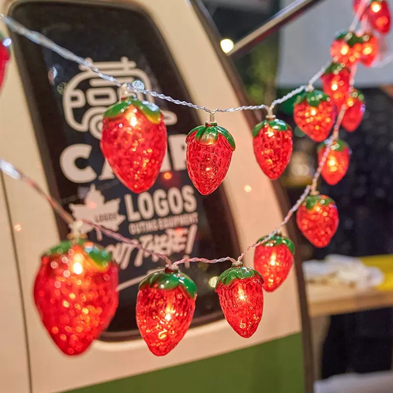 6.5FT 10LEDS Truskawkowe łańcu – Led Fairy String Lights recenzja i cena