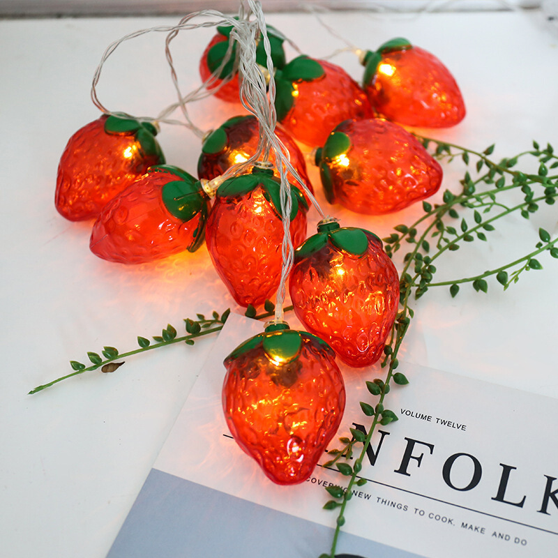 6.5FT 10LEDS Truskawkowe łańcu – Led Fairy String Lights recenzja i cena