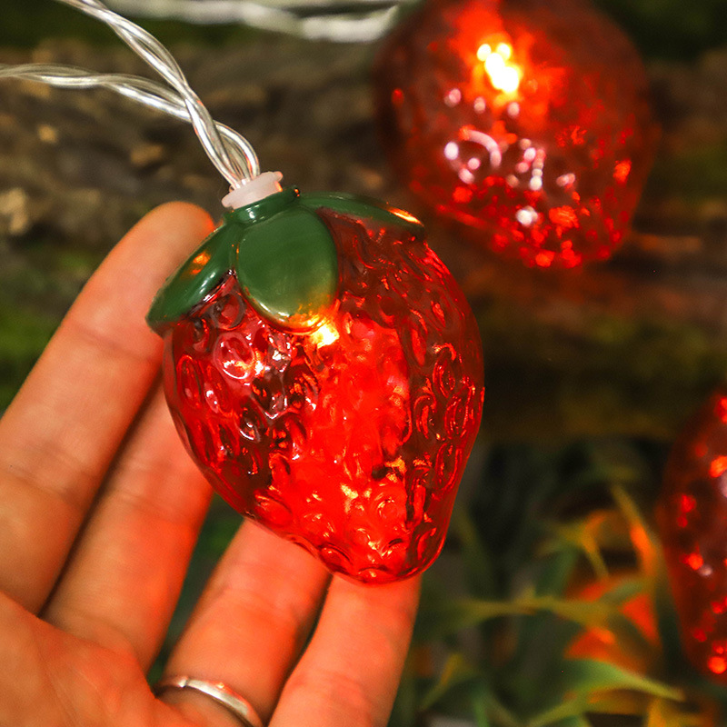 6.5FT 10LEDS Truskawkowe łańcu – Led Fairy String Lights recenzja i cena