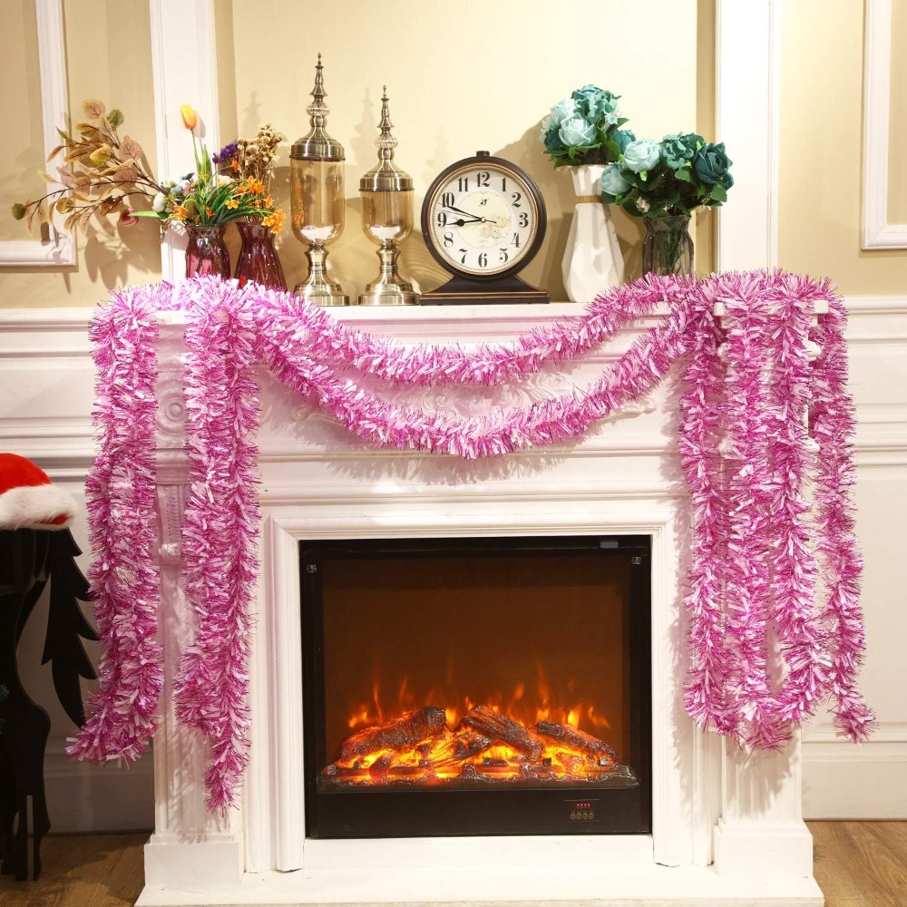 6 sztuk girlandy z lamety na W – Tinsel Garland Decoration recenzja i cena