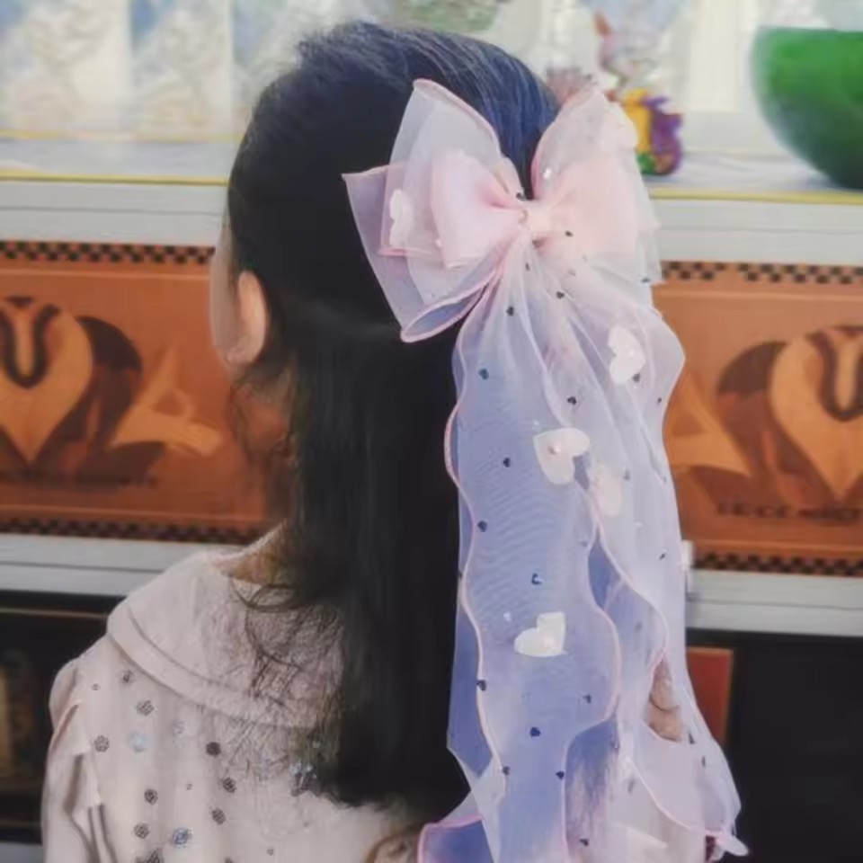 Koreańska spinka do włosów z s – Ribbon Bow Gift recenzja i cena