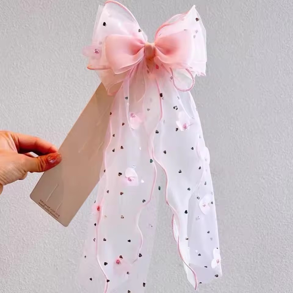 Koreańska spinka do włosów z s – Ribbon Bow Gift recenzja i cena
