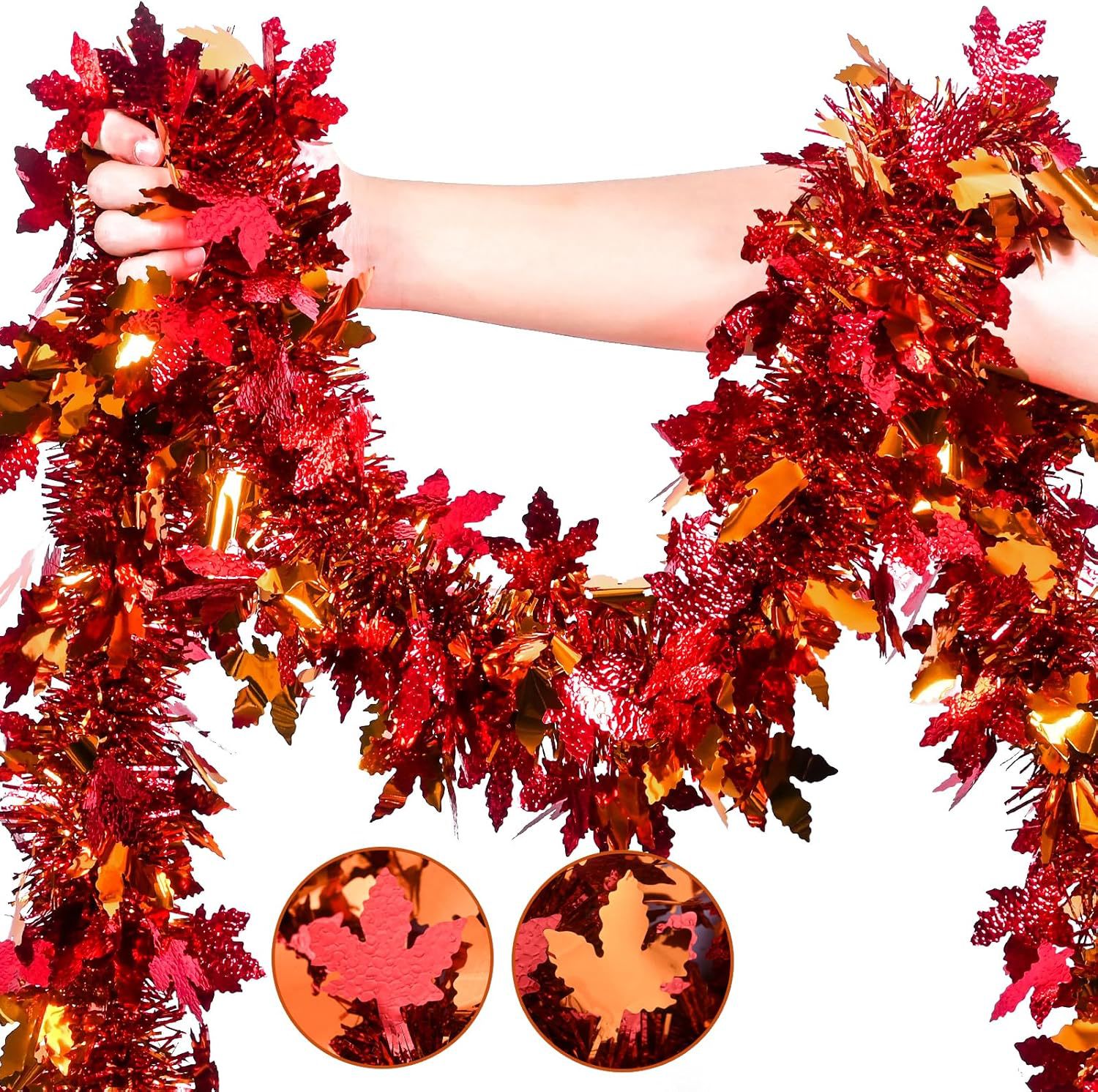 Girlanda z lamety na Święto Dz – Tinsel Garland Decoration recenzja i cena